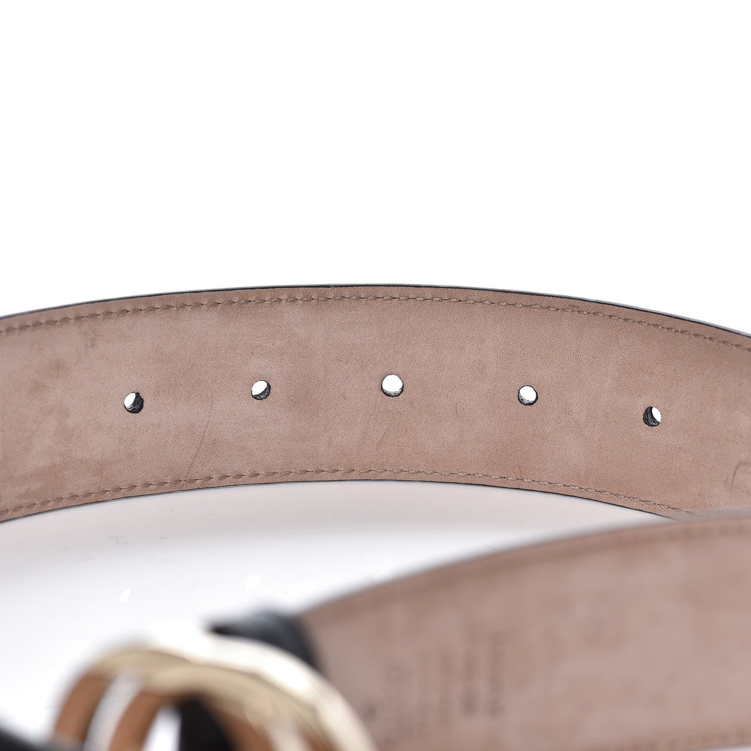 Gucci Guccissima Interlocking G 37mm Belt 85 34 Black 4 of 6