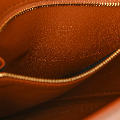 Balenciaga Shiny Box Calfskin Small Hourglass Top Handle Bag Camel 7 of 12