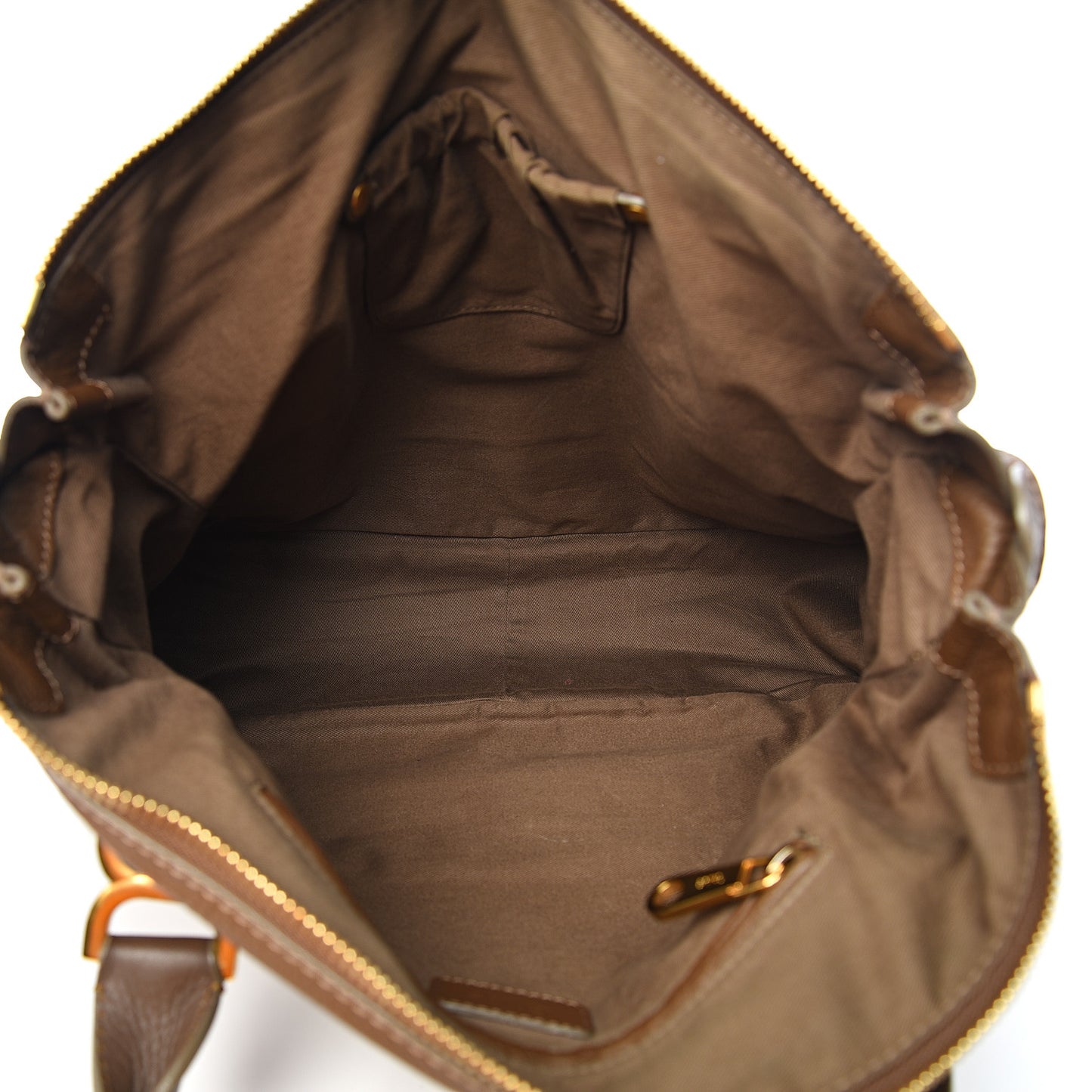 Calfskin Large Marcie Satchel Barbour Khaki