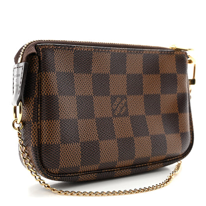 Louis Vuitton Damier Ebene Mini Pochette Accessories 3 of 10