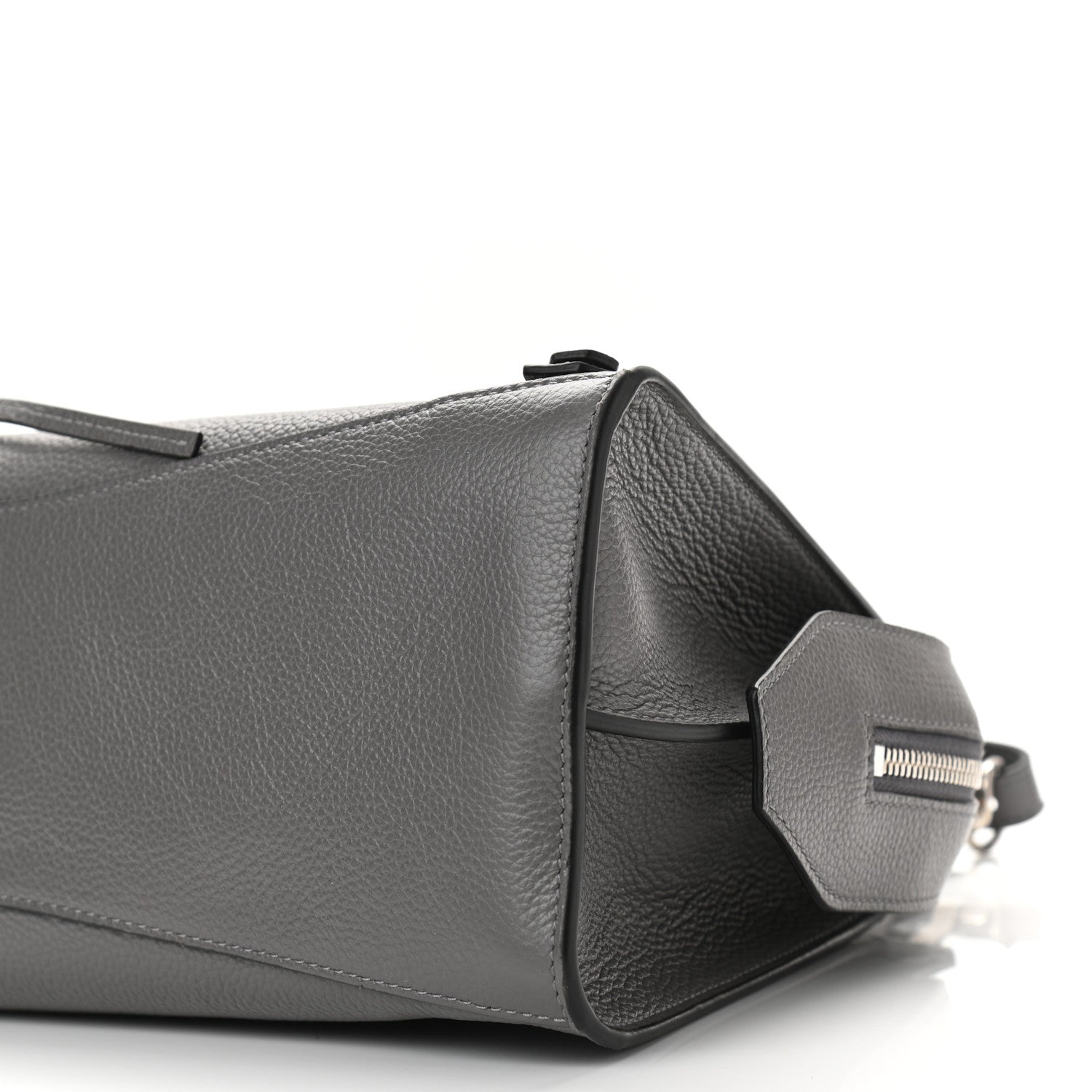 Balenciaga Grained Calfskin Neo Classic Silver Hardware S City Dark Grey 8 of 10