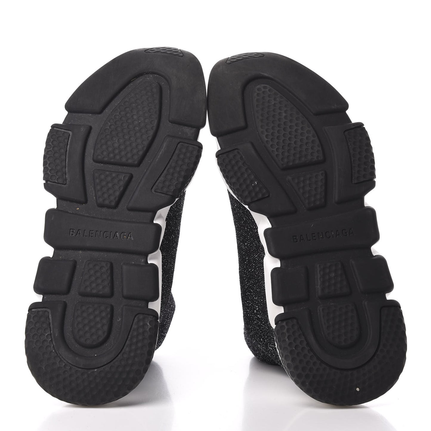 Knit Metal Womens Speed Sneakers 38 Black Gold