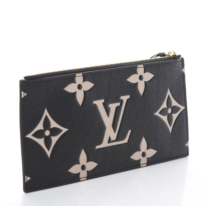 Louis Vuitton Empreinte Monogram Giant Crafty Pochette Felicie Zippered Insert Black 2 of 5