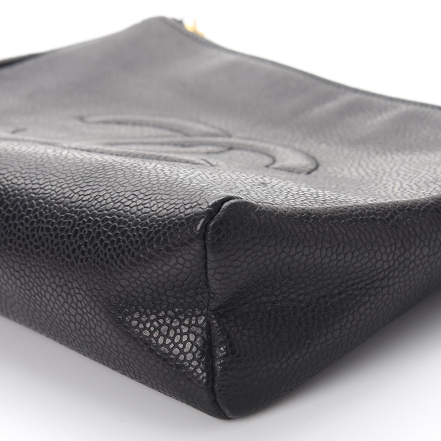 Chanel Caviar Timeless CC Cosmetic Pouch Black 12 of 12