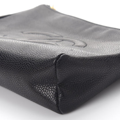 Chanel Caviar Timeless CC Cosmetic Pouch Black 12 of 12