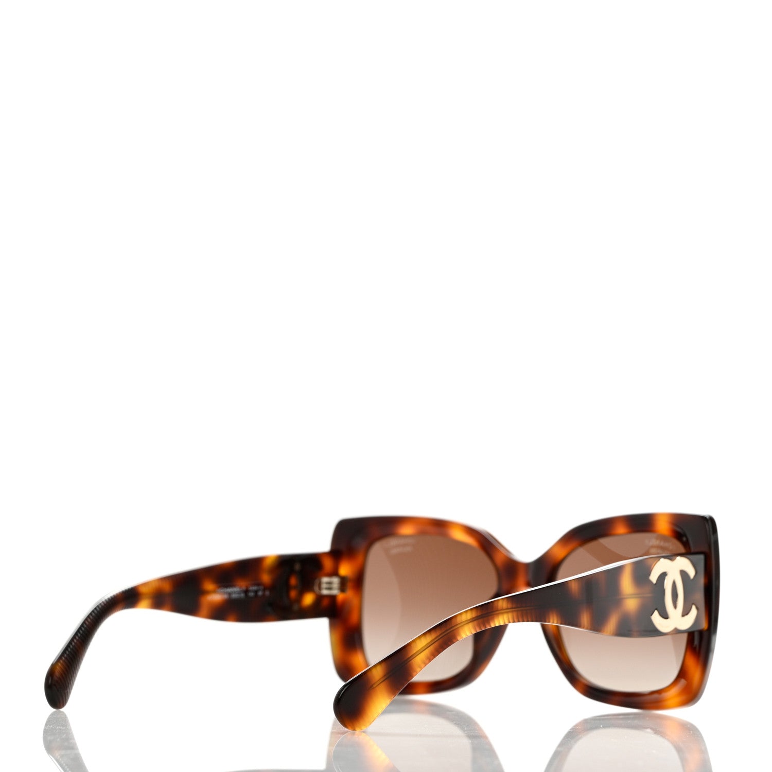 Chanel Square Polarized CC Sunglasses 5494-A Tortoise Brown 4 of 8