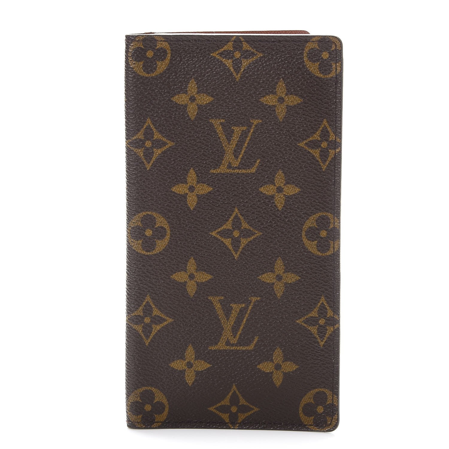 Louis Vuitton Monogram Porte Valeurs Checkbook Wallet 1 of 8