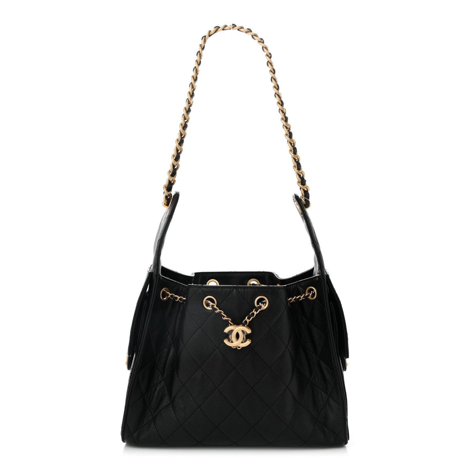 Chanel Caviar Quilted Small Chanel 25 Handbag Black 1 of 10