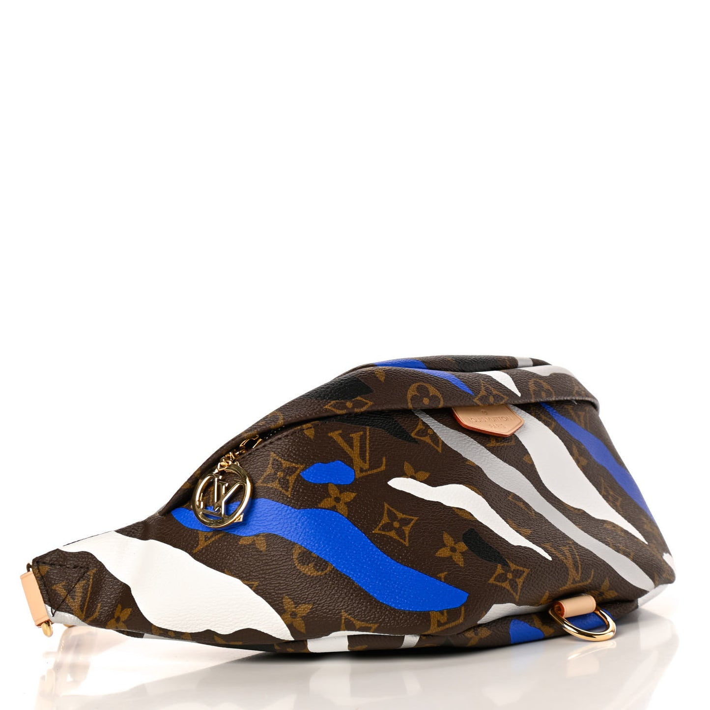 X LOL Monogram Bumbag Blue Silver