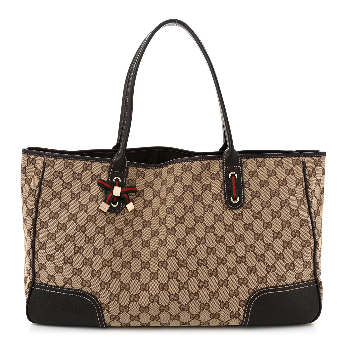 Monogram Large Princy Tote Dark Brown