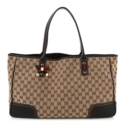 Gucci Monogram Large Princy Tote Dark Brown 1 of 11