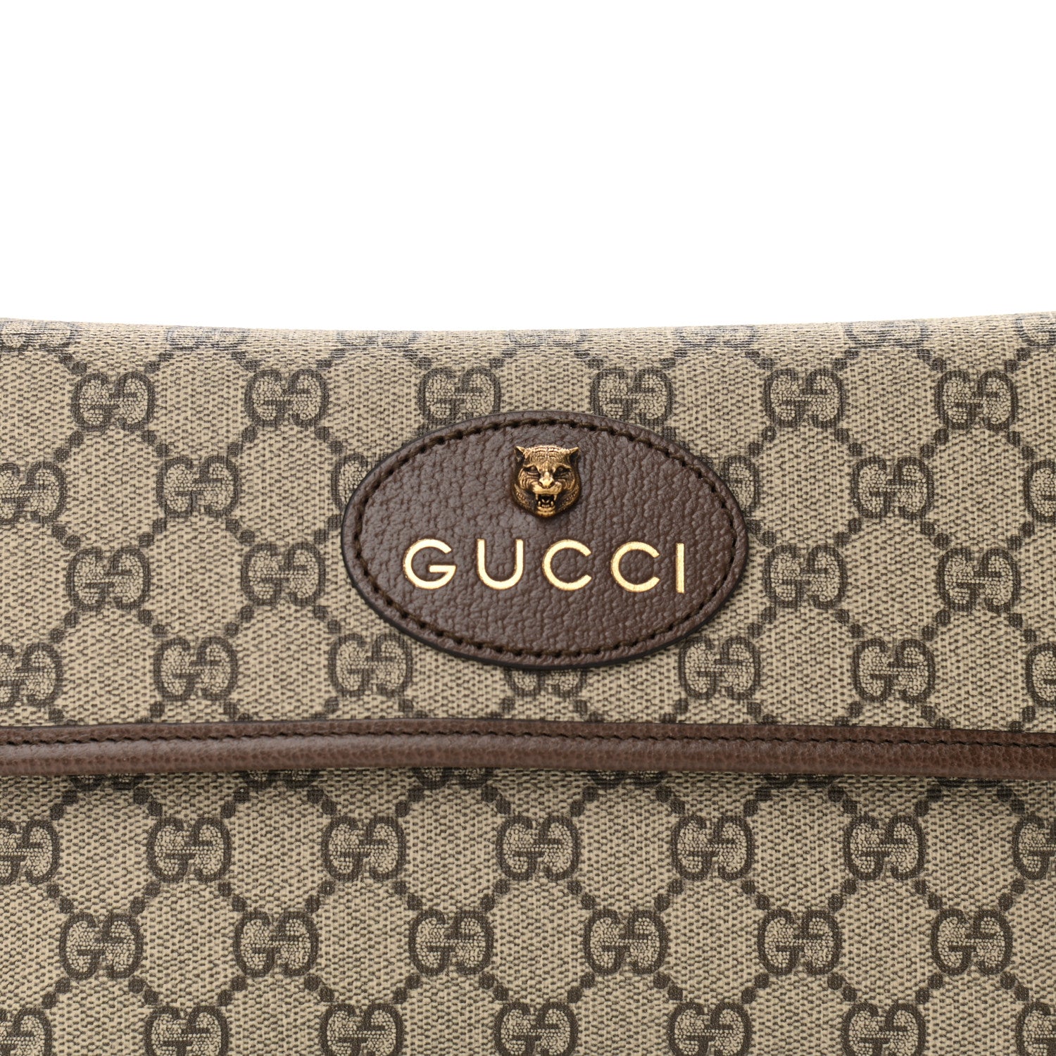 Gucci GG Supreme Monogram Neo Vintage Web Belt Bag Brown 8 of 10