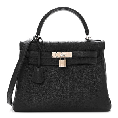 Hermes Togo Kelly Retourne 28 Black 1 of 12