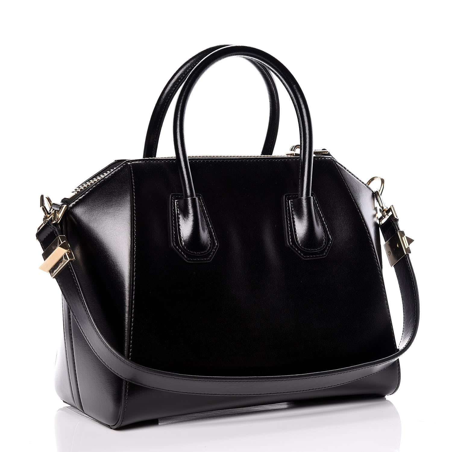 Givenchy Shiny Lord Calfskin Small Antigona Black 4 of 15