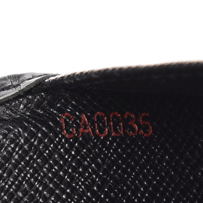 Louis Vuitton Epi Porte Chequier Cartes Credit European Checkbook Wallet Black 7 of 7