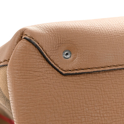 Burberry Derby Calfskin House Check Medium Camberley Dark Sand 12 of 12
