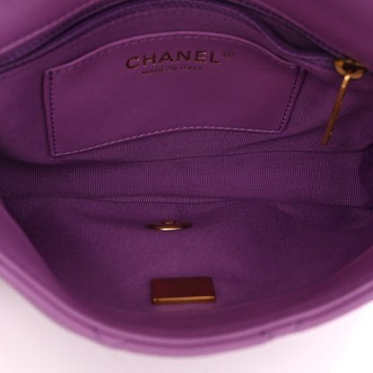 Chanel Lambskin Quilted Small CC Funky Town Flap Purple 5 of 10