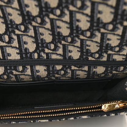 Christian Dior Oblique 30 Montaigne 2-In-1 Pouch Blue 5 of 9