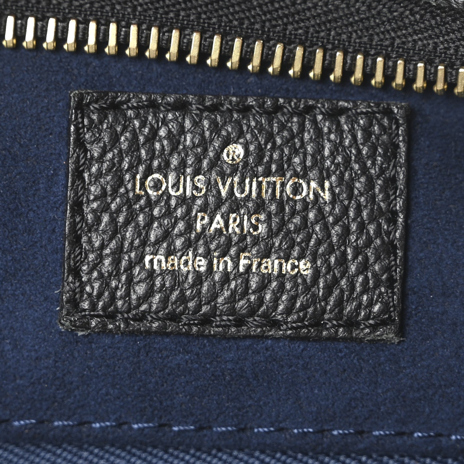 Louis Vuitton Empreinte Monogram Giant CarryAll MM Black 6 of 9