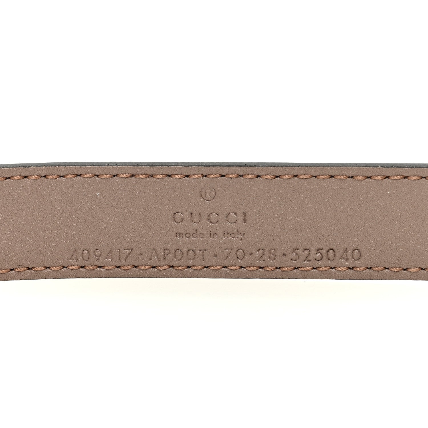 Gucci Calfskin Double G 20mm Belt 70 28 Porcelain Rose 3 of 4