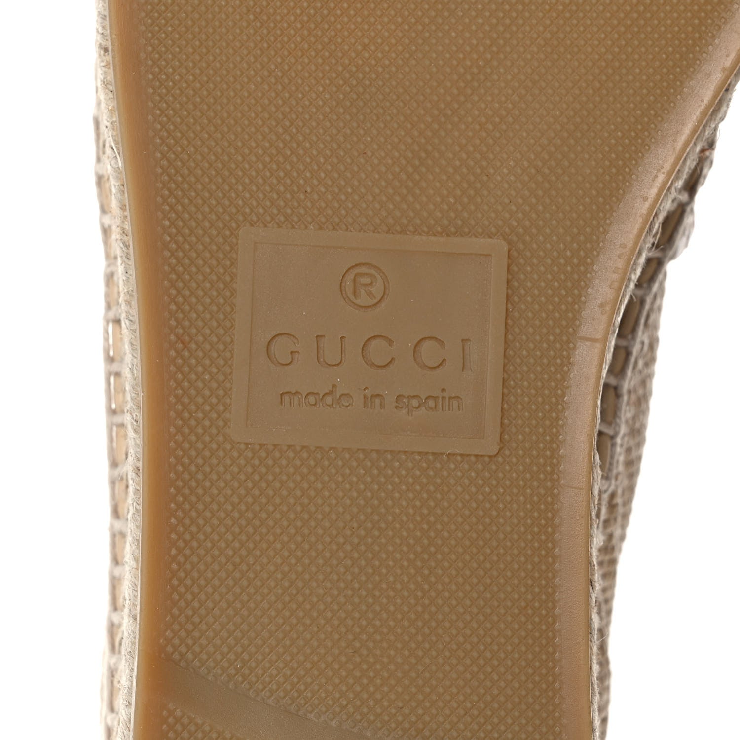 Gucci Straw Elaphe Matelasse GG Marmont Espadrilles 38 Natural Cream Brown 6 of 11
