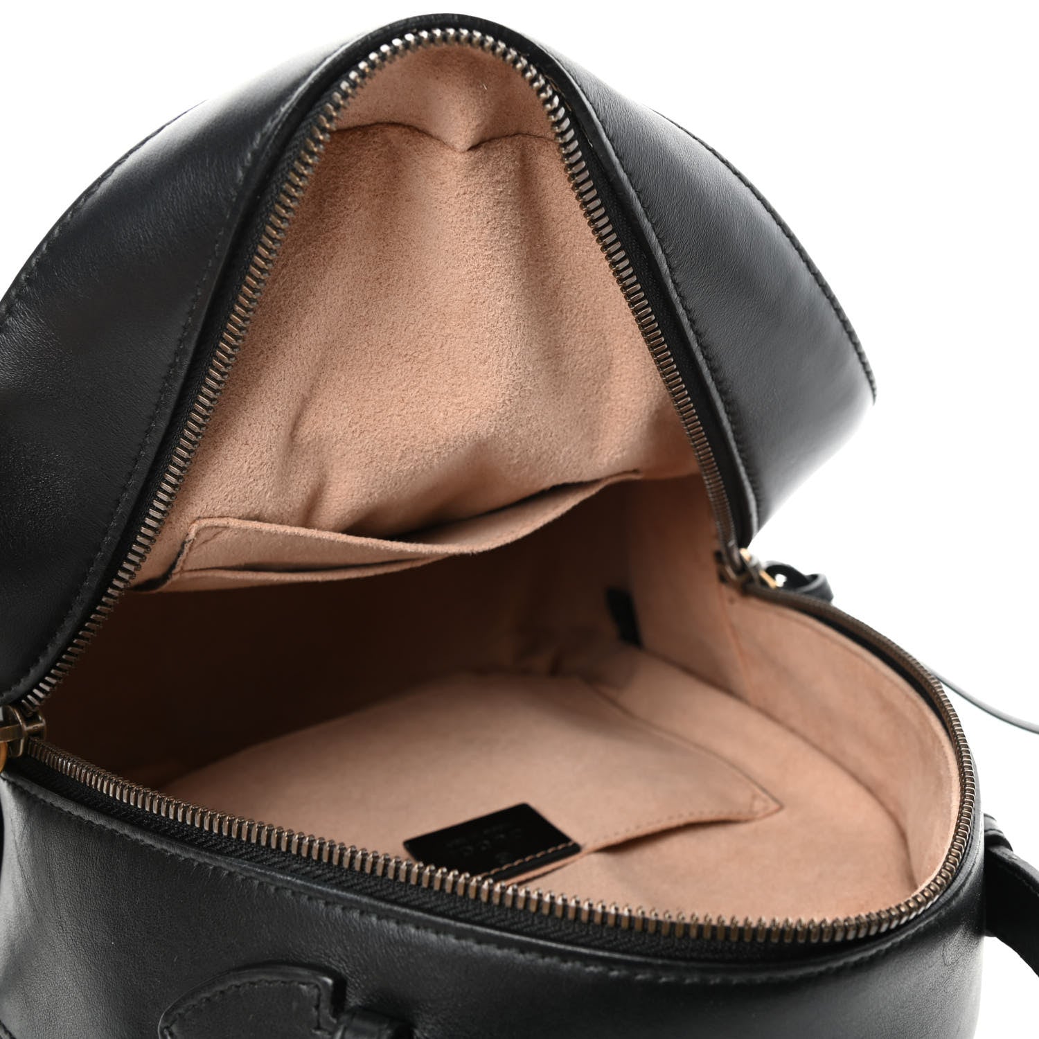 Gucci Calfskin Matelasse GG Marmont Dome Backpack Black 4 of 4
