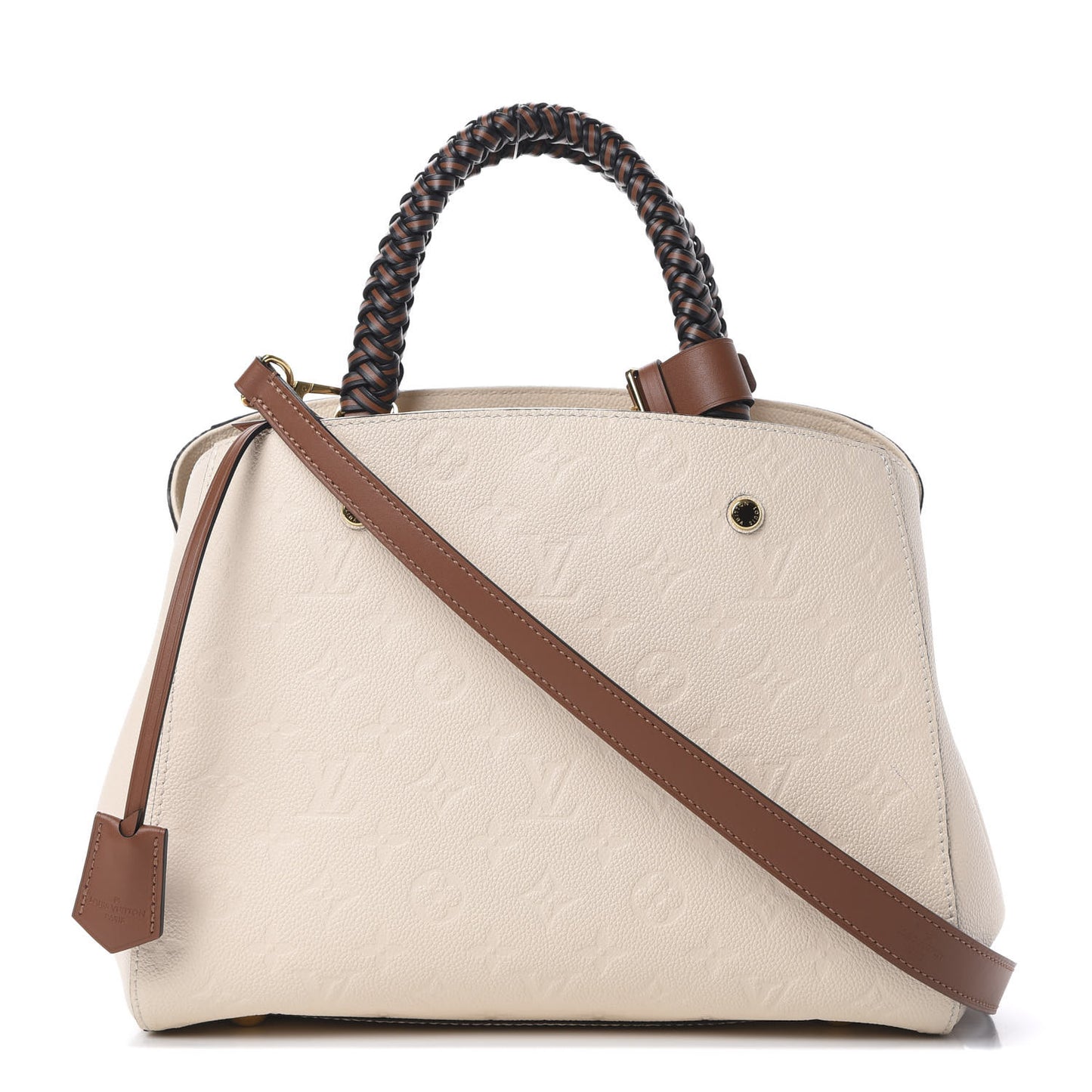 Empreinte Braided Montaigne MM Creme Beige Caramel