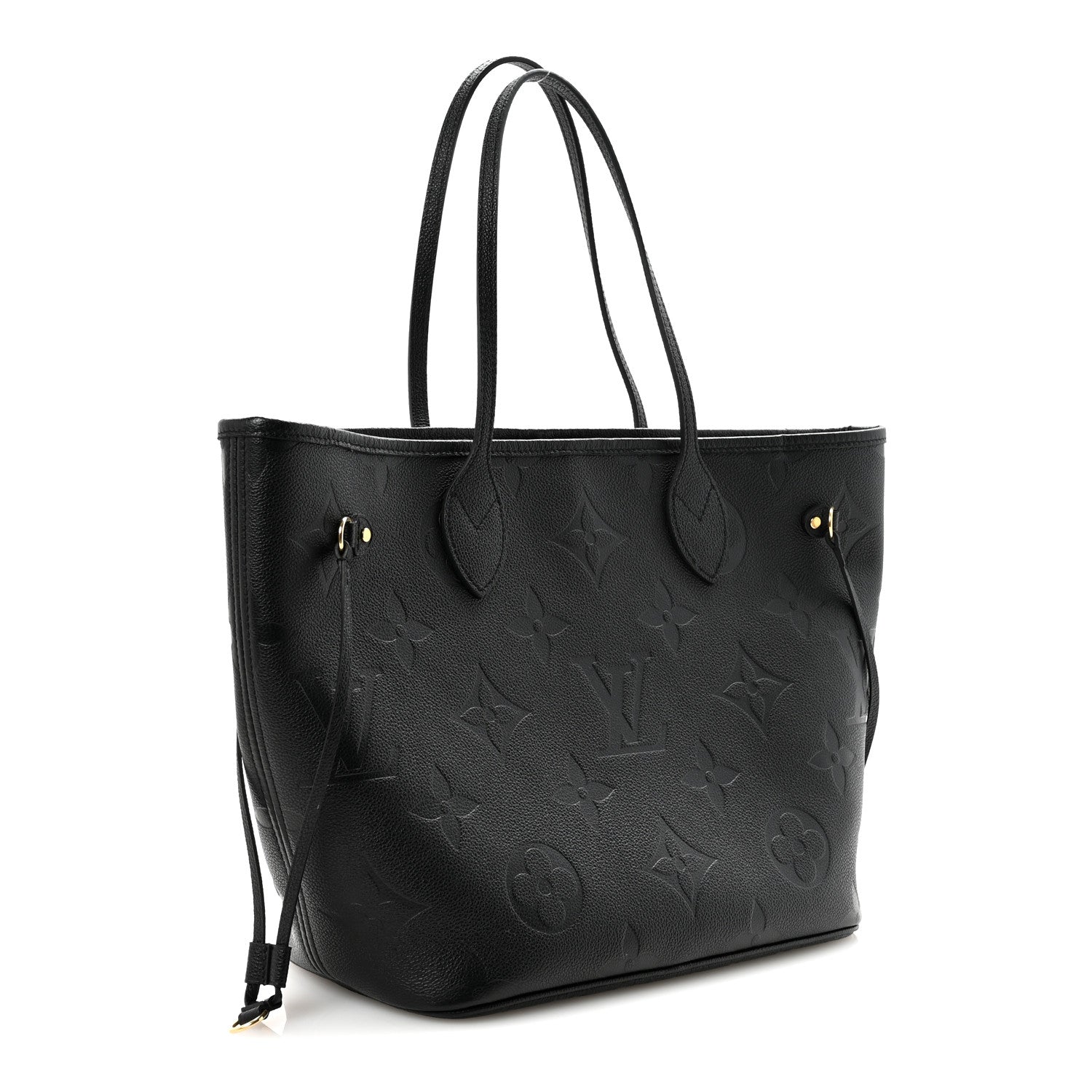 Louis Vuitton Empreinte Monogram Giant Neverfull MM Black 4 of 10