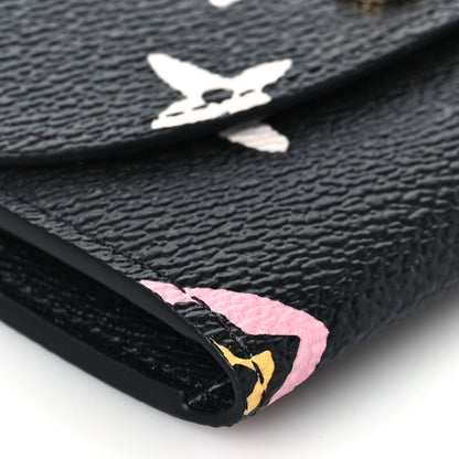 Louis Vuitton Monogram Giant Wild At Heart Rosalie Coin Purse Black 7 of 8