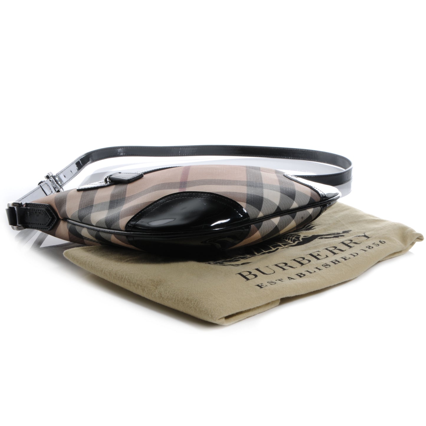Supernova Check Small Dryden Crossbody Bag Black