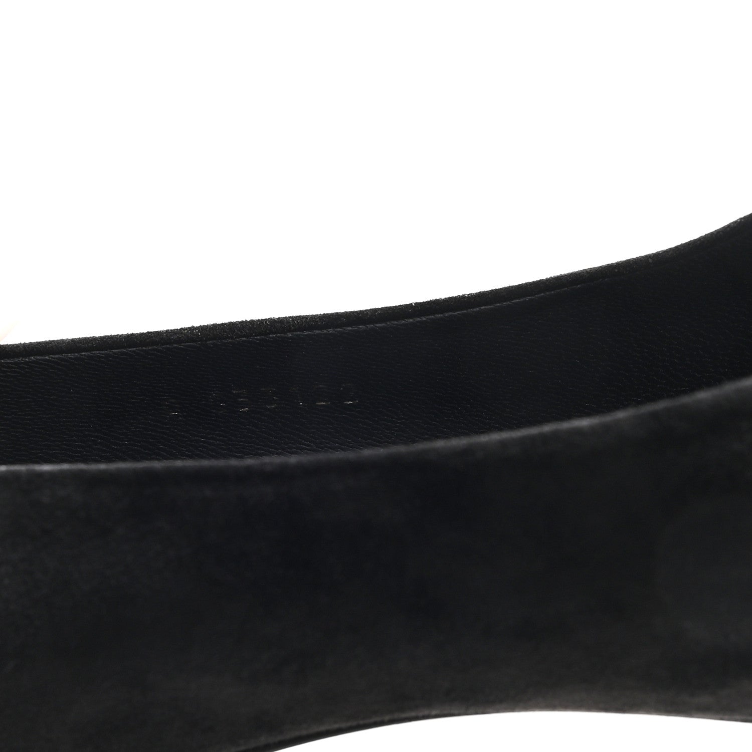 Chanel Suede Calfskin CC Pumps 40.5 Black 7 of 8