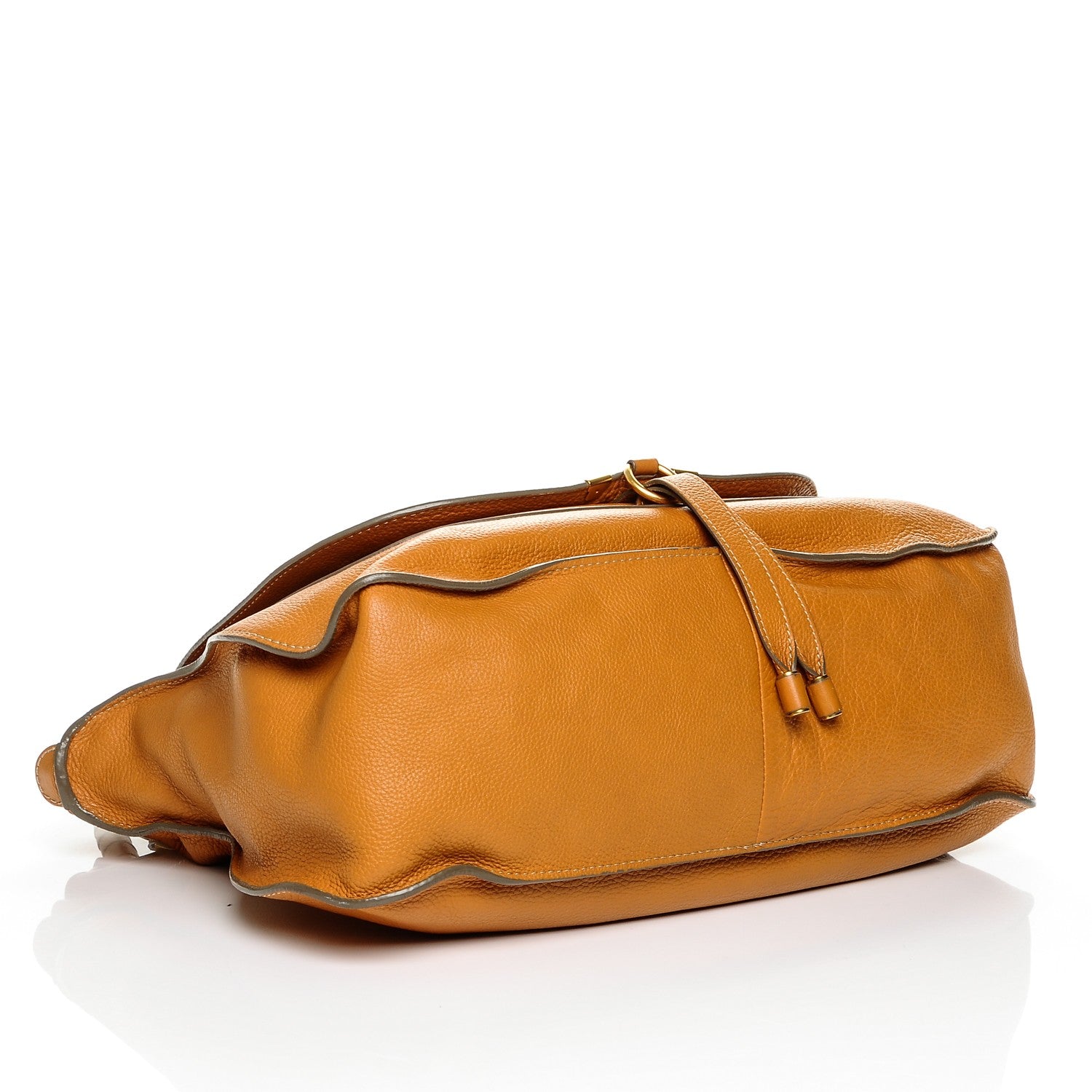 Chloe Calfskin Large Marcie Satchel Brown Sugar 4 of 7
