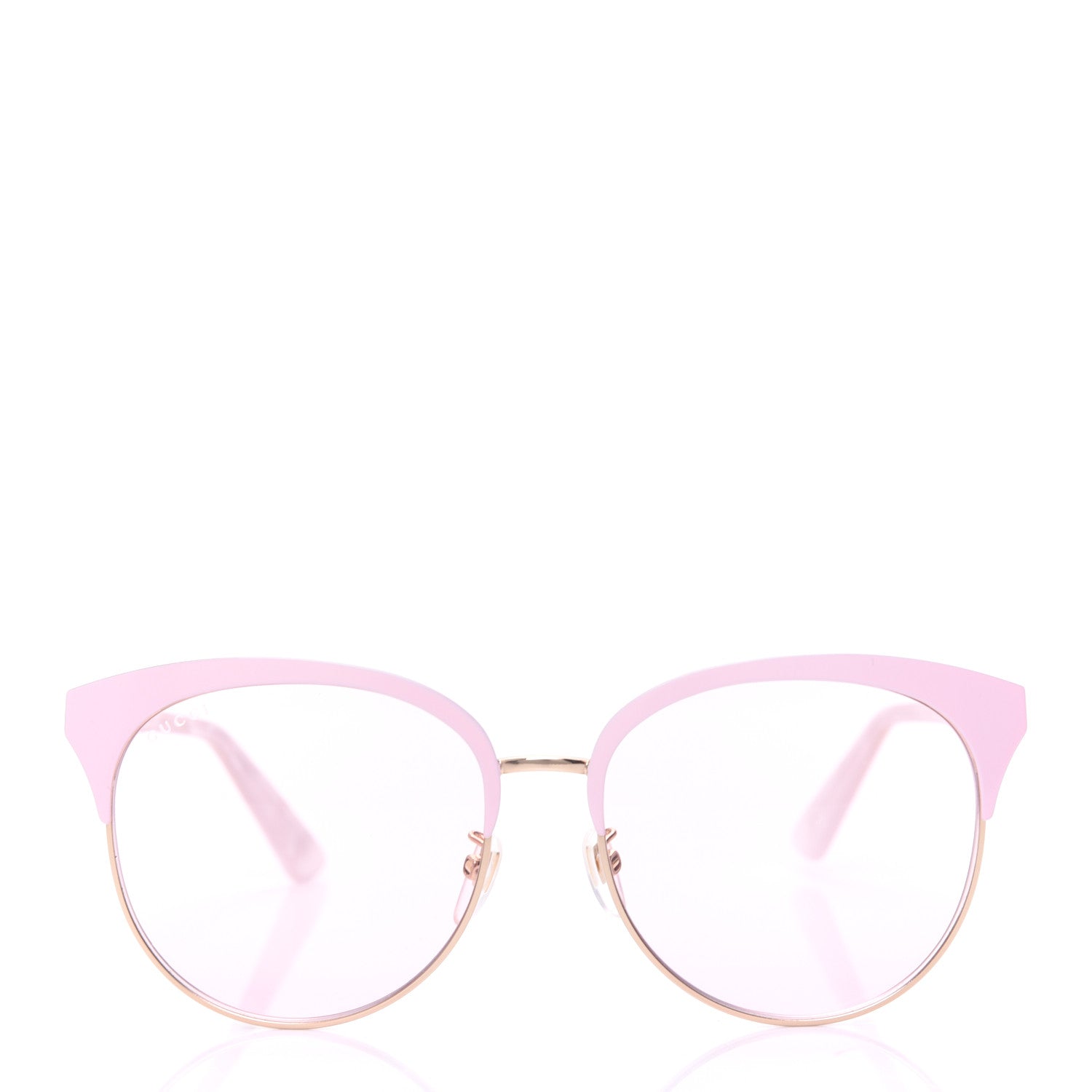 Gucci Round Metal GG0246SA Sunglasses Light Pink 2 of 8