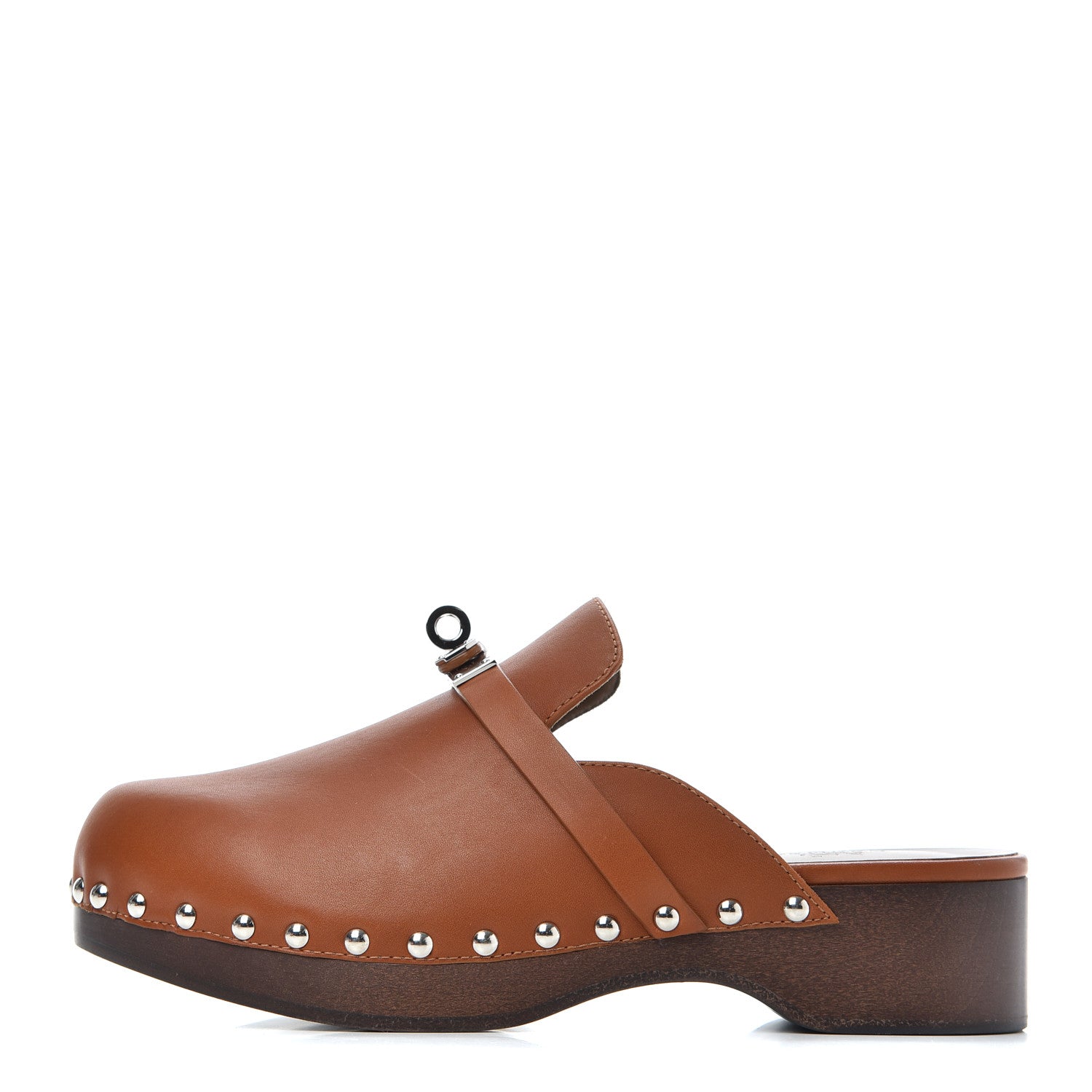 Hermes Heritage Calfskin Carlotta Mules 36 Naturel 1 of 9