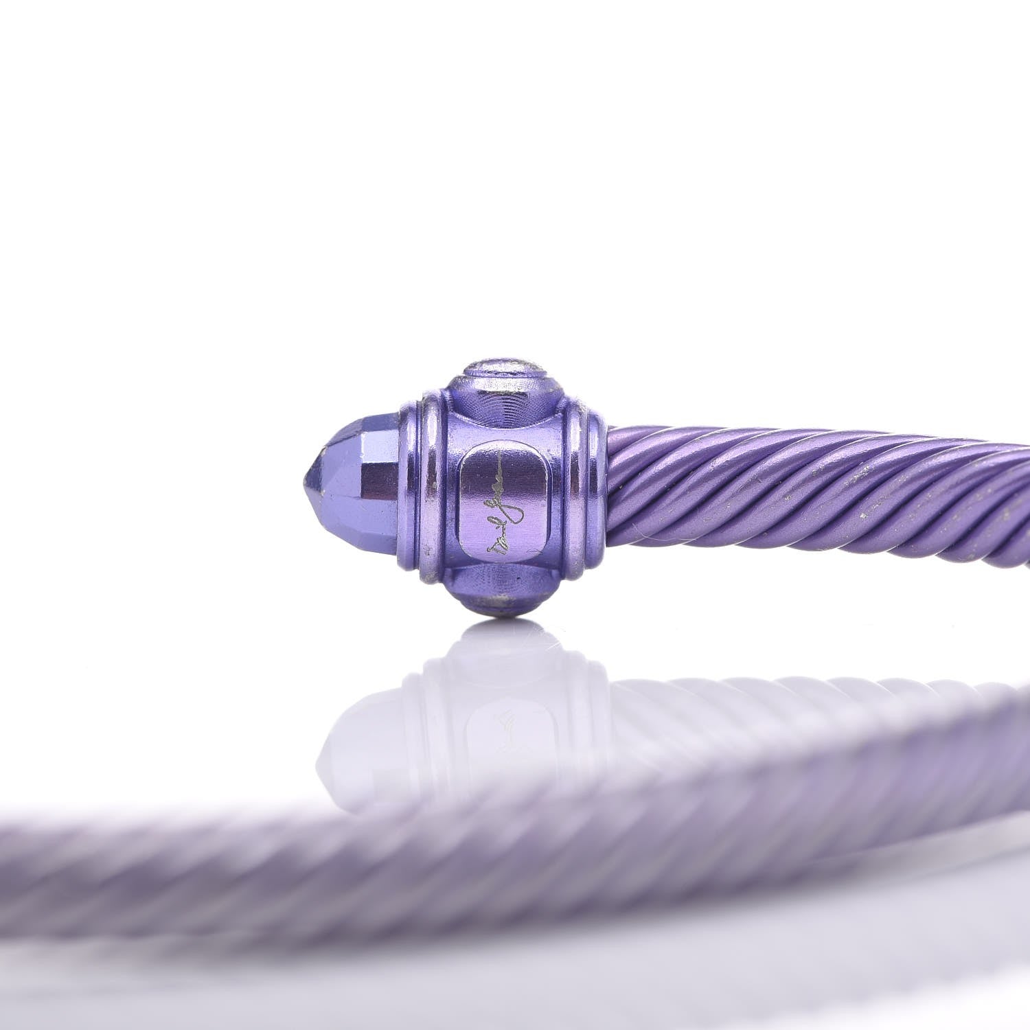 David Yurman Aluminum 5mm Renaissance Bracelet Lavender 5 of 7