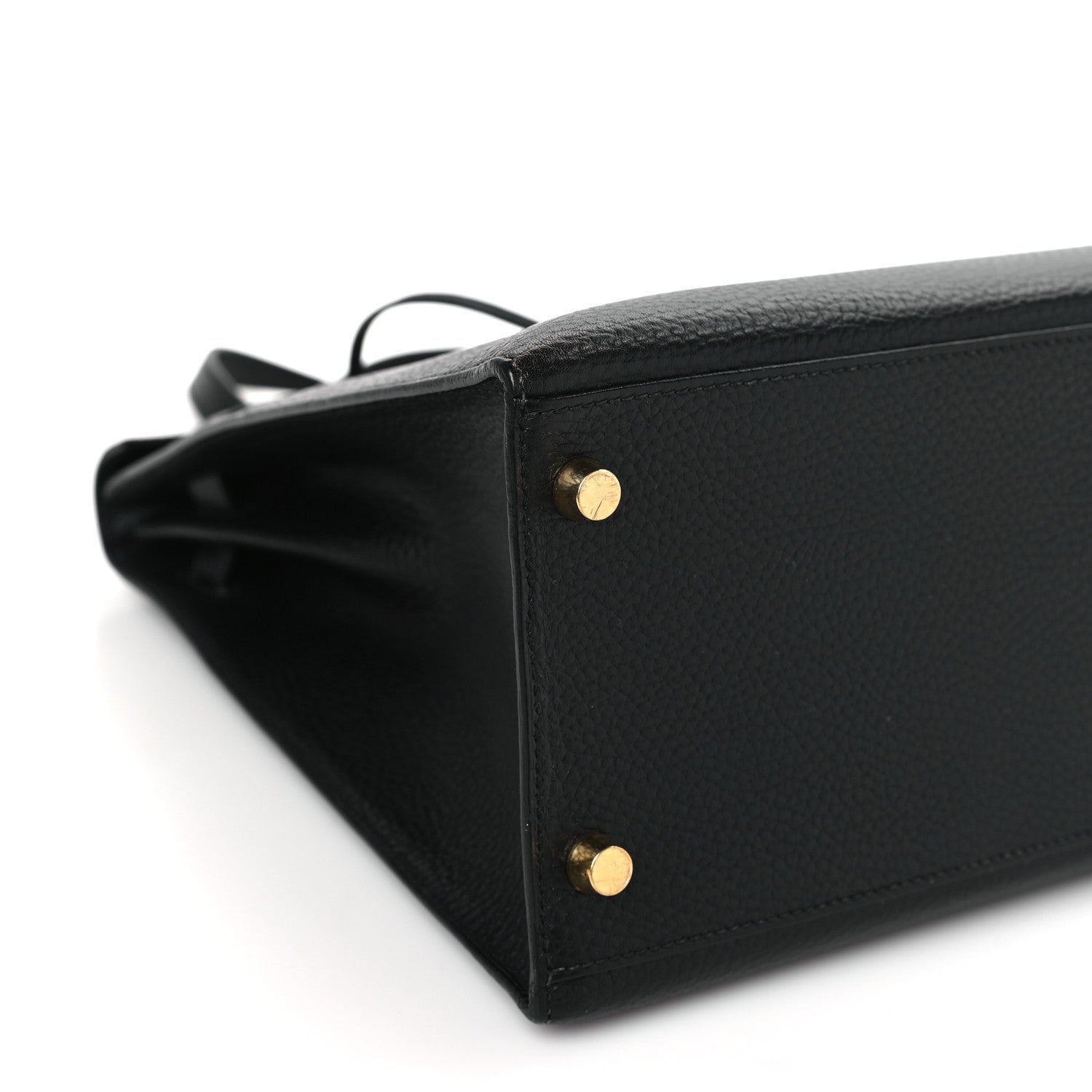 Hermes Vache Liegee Kelly Sellier 35 Black 8 of 12