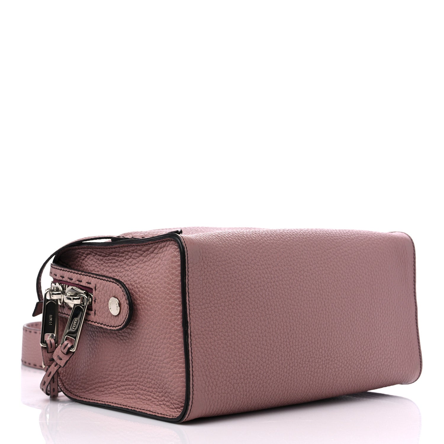 Fendi Cuoio Romano Selleria Lei Boston Tote English Rose 4 of 8