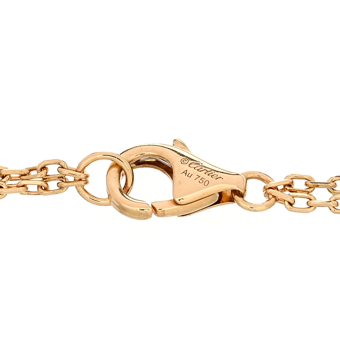 18K Yellow Gold Diamond LOVE Bracelet