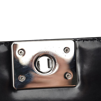 Chanel Glazed Calfskin Large Boy Flap Black 8 of 16