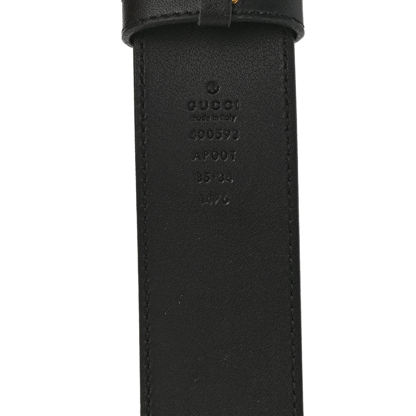 Calfskin Double G 40mm Belt 85 34 Black
