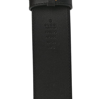 Gucci Calfskin Double G 40mm Belt 85 34 Black 3 of 5