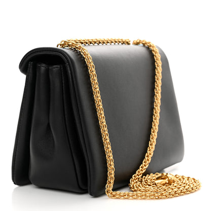Valentino Garavani Nappa One Stud Chain Clutch Black 3 of 10