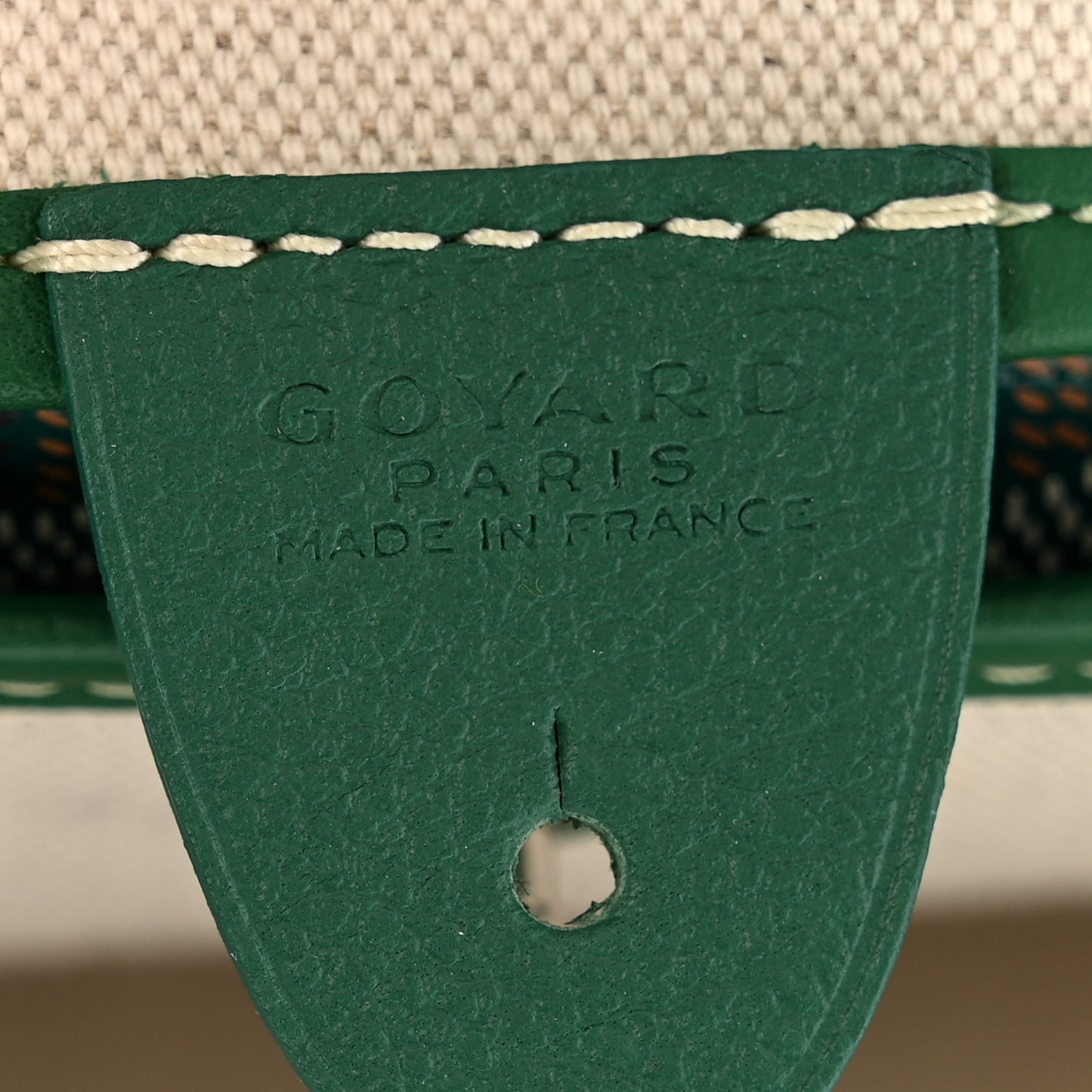 Goyardine Artois MM Green