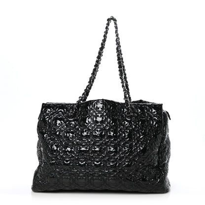 Chanel Vinyl Rock in Moscow Tote Black 1 of 11