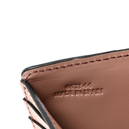 Loewe Calfskin Puzzle Zip Bi-Fold Wallet Dark Blush Dark Rust 7 of 7
