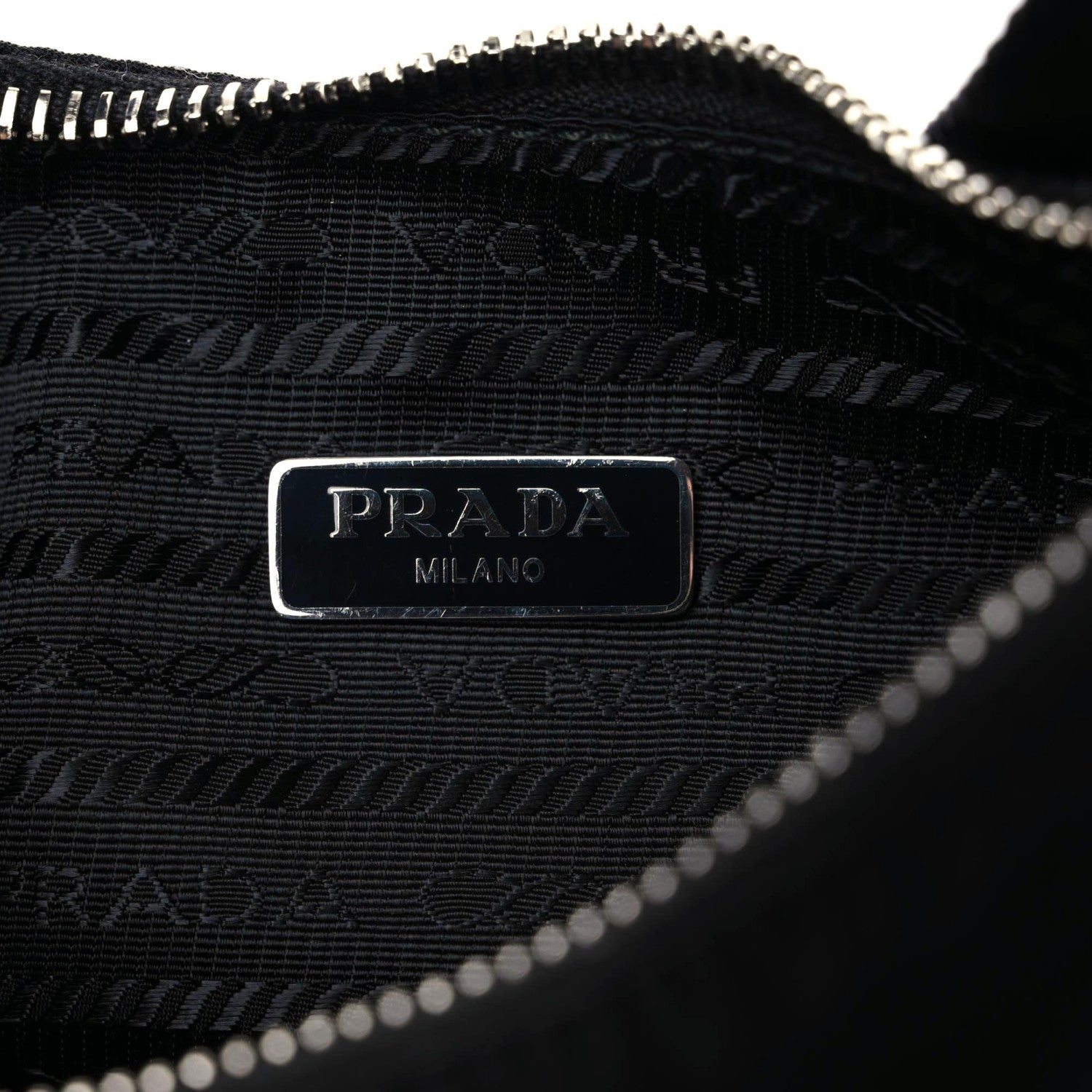 Prada Nylon Re-Edition 2005 Shoulder Bag Black 7 of 9
