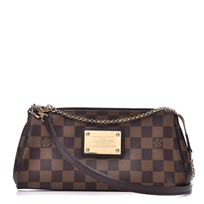 Louis Vuitton Damier Ebene Eva Clutch 1 of 10