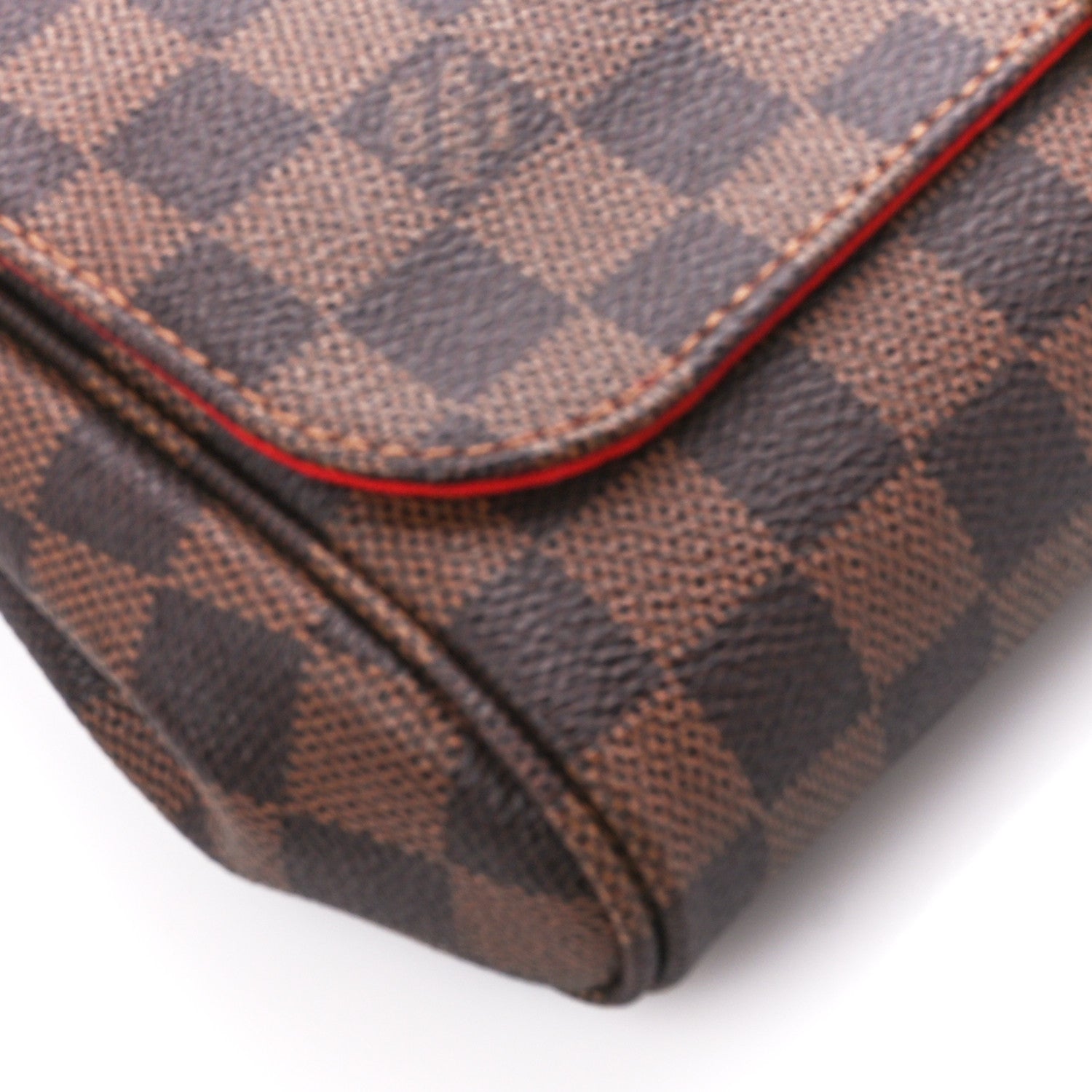 Louis Vuitton Damier Ebene Favorite MM 9 of 10