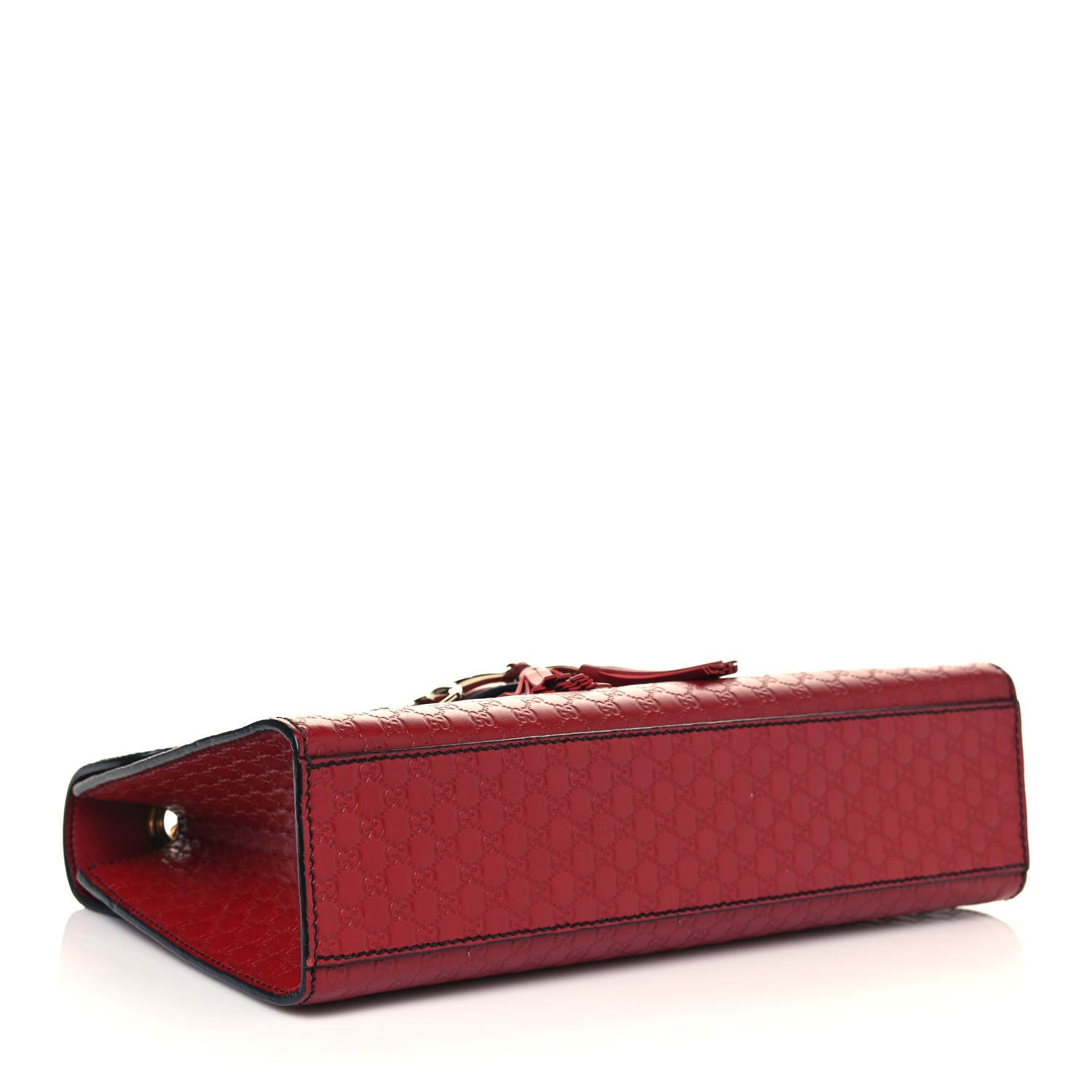 Gucci Microguccissima Medium Emily Chain Shoulder Bag Red 4 of 16