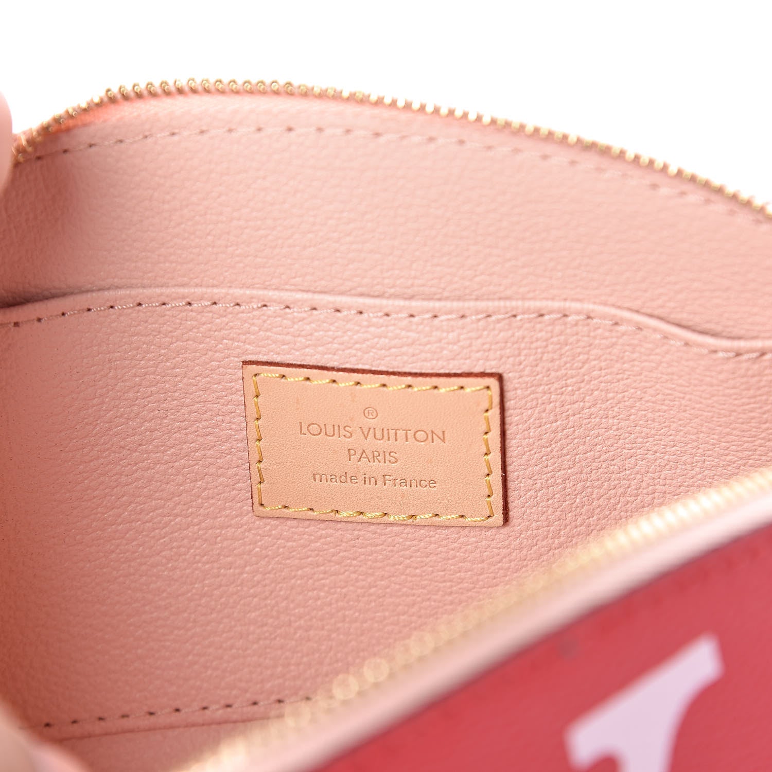 Louis Vuitton Monogram Giant Cosmetic Pouch Rouge 6 of 9